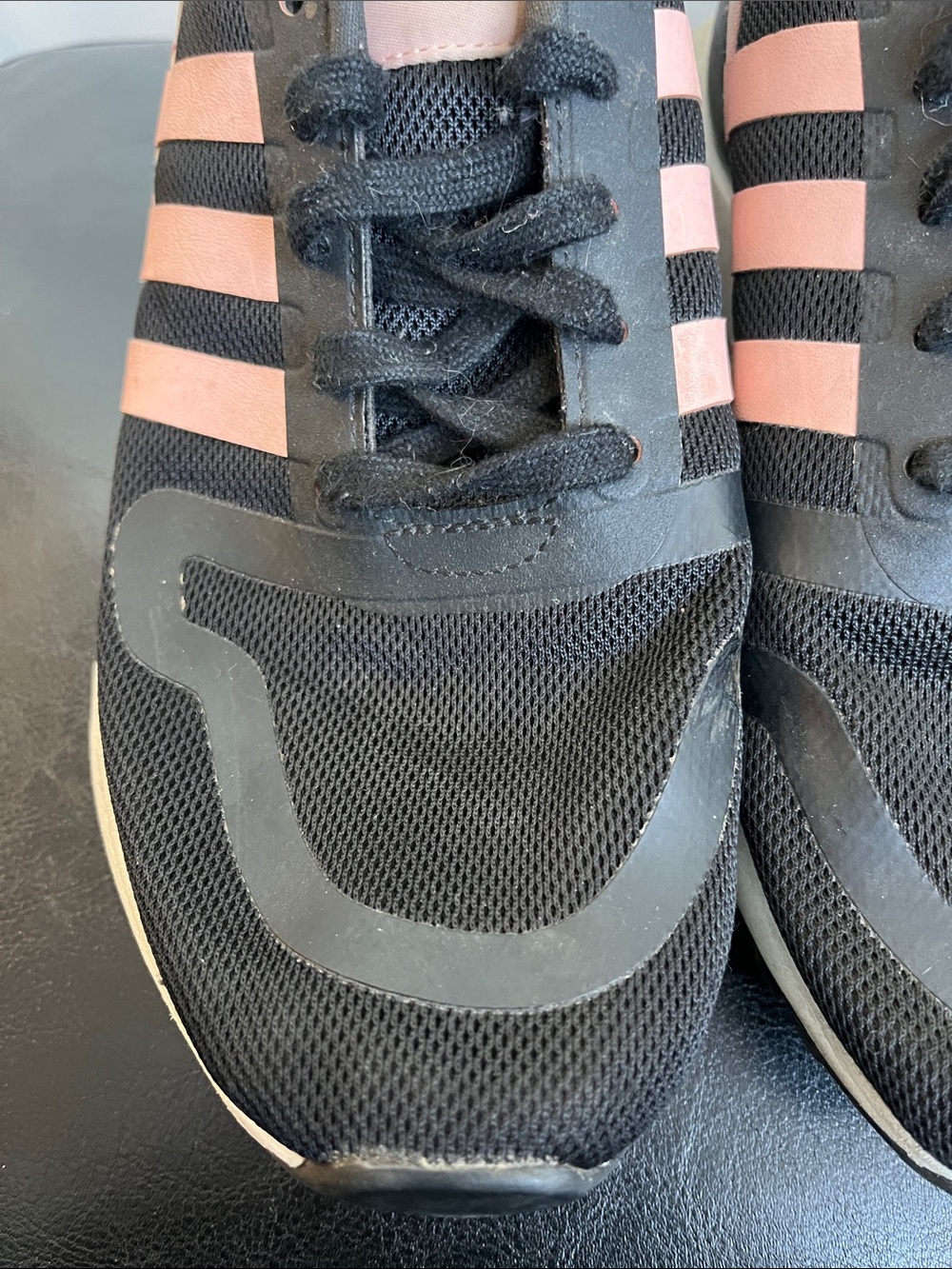 Adidas Black & Pink Running Sneakers - Picture 4 of 16